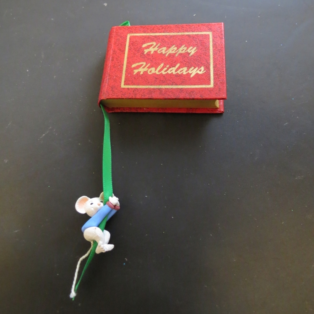 Vintage 1995 Hallmark Keepsake Happy Holidays Photo Holder